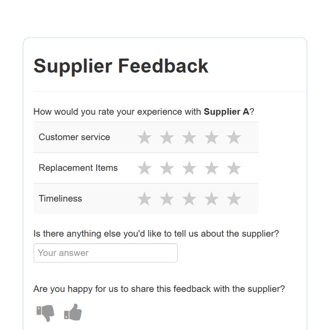 supplier-feedback