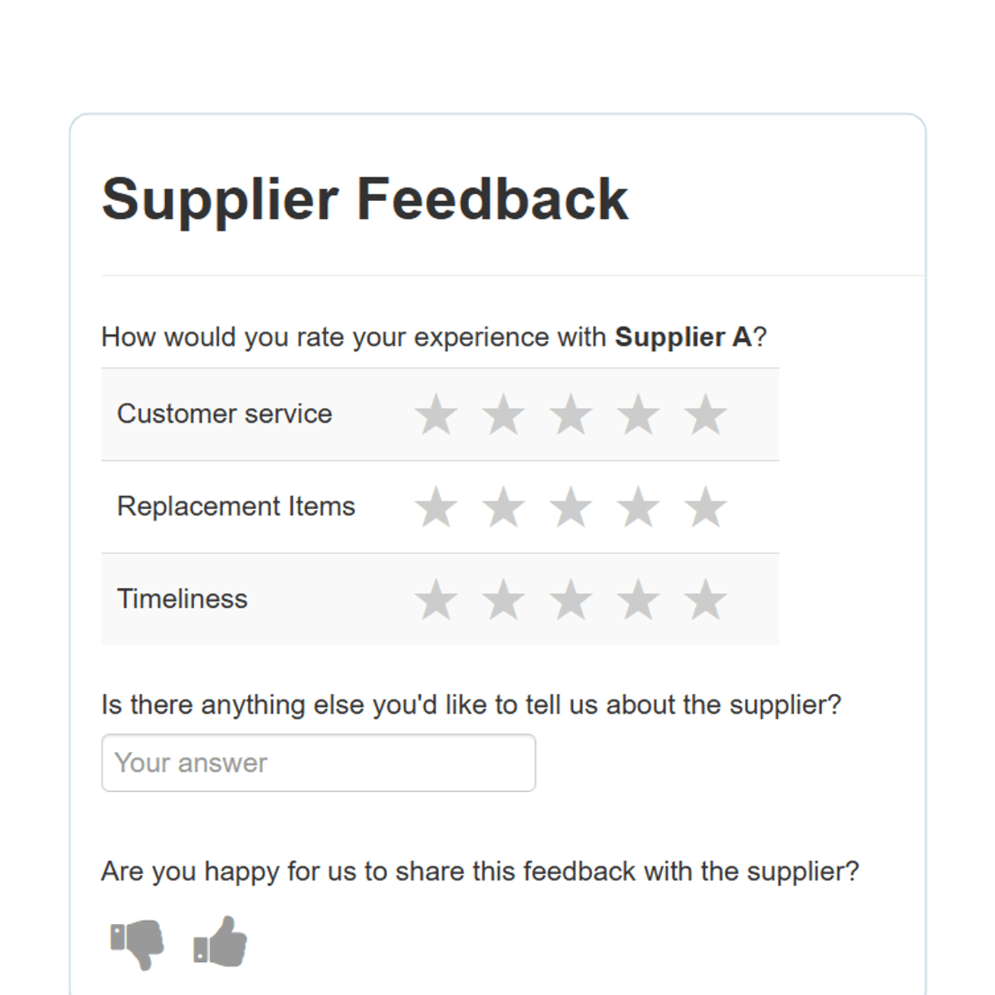 supplier-feedback